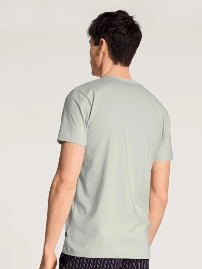 CALIDA Pyjama Tops Men Tshirt Fog