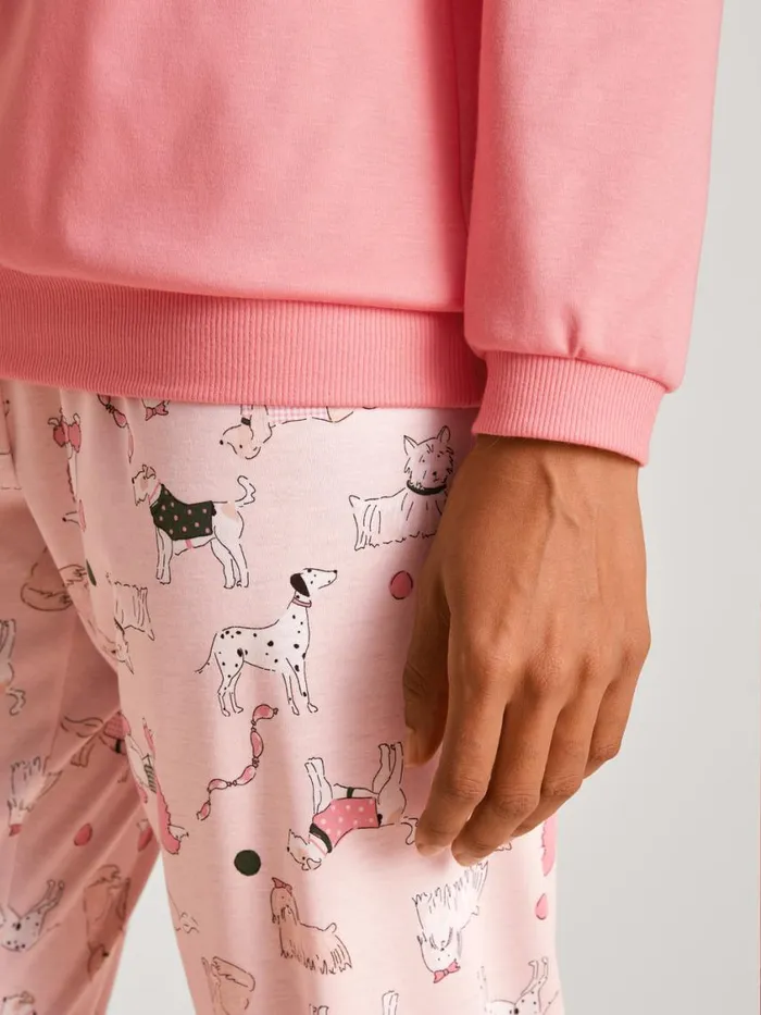 CALIDA Pyjamas Women Pyjama With Cuff Strawberry Ice