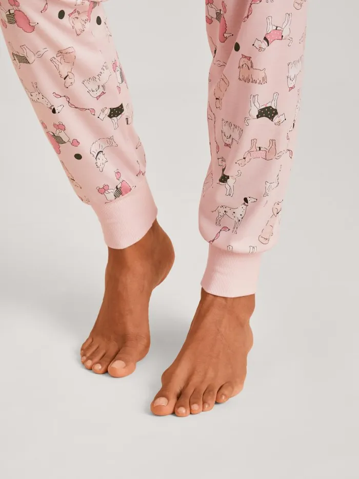 CALIDA Pyjamas Women Pyjama With Cuff Strawberry Ice