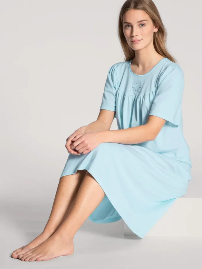 CALIDA Show All Women Nightdress Length 110cm Hellblau CALIDA Show All Women Nightdress Length 110cm Hellblau