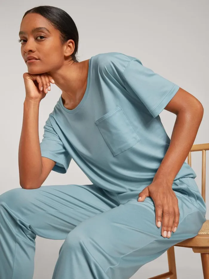CALIDA Show All Women Pants Cradle To Cradle Certified Blue Satin