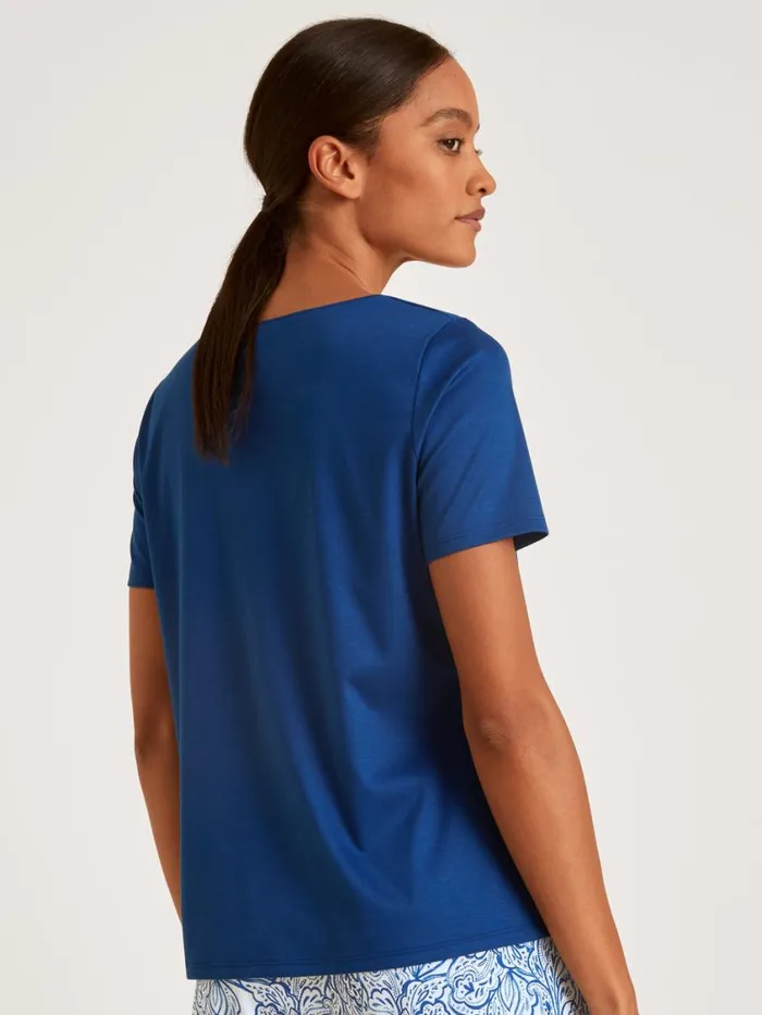 CALIDA Show All Women Shirt Short Sleeve Sodalite Blue