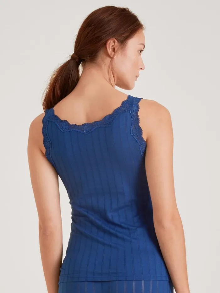 CALIDA Tops Women Tank Top Sodalite Blue