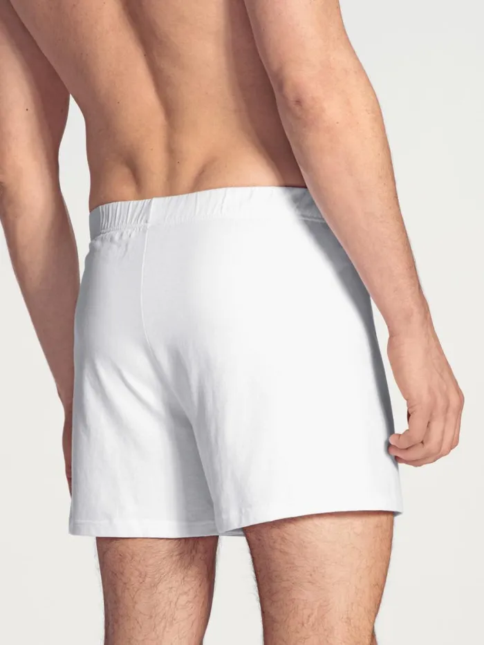 CALIDA Underpants Men Boxer Shorts With Fly Weiss