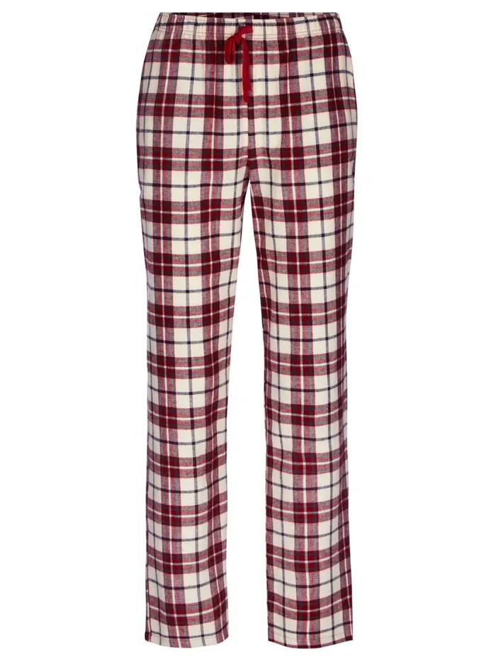 CALIDA Warming Nightwear Women Flannel Trousers Charm Cream