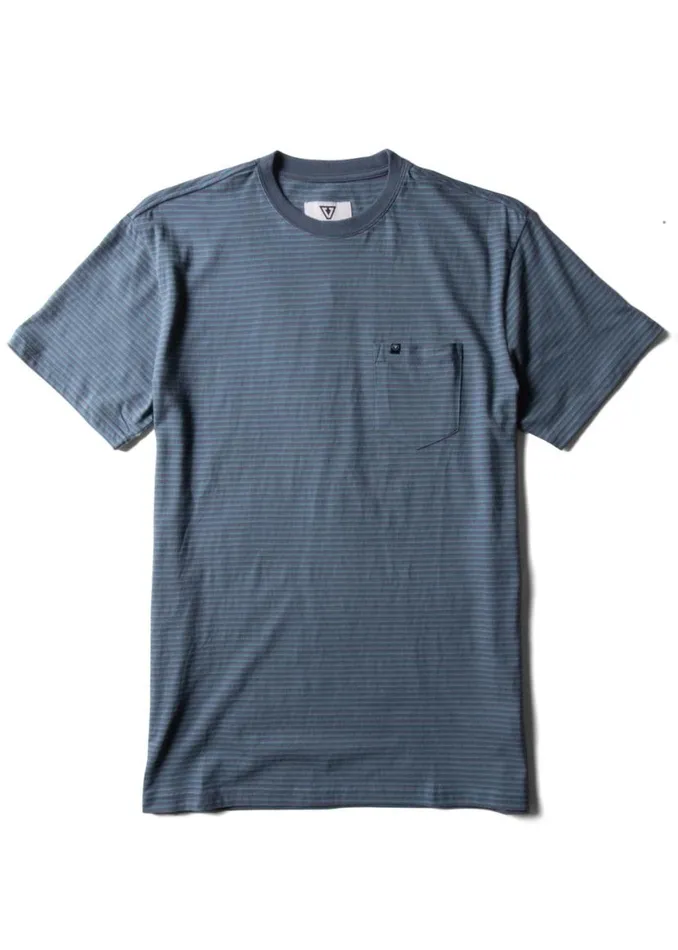 Capsize Eco Ss Pkt Tee Midnight Men Vissla Tees