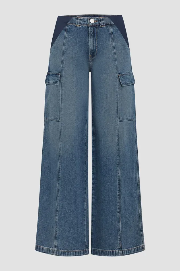 Cargo Women Hudson Jeans Utility Wide Leg Cargo Maternity Pant Deep Indigo Cargo Women Hudson Jeans Utility Wide Leg Cargo Maternity Pant Deep Indigo