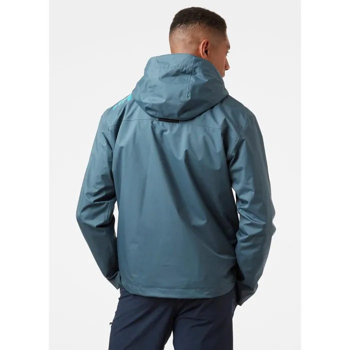 Casual Jackets Men Helly Hansen CREW HOODED MIDLAYER JACKET 635 Orion Blue