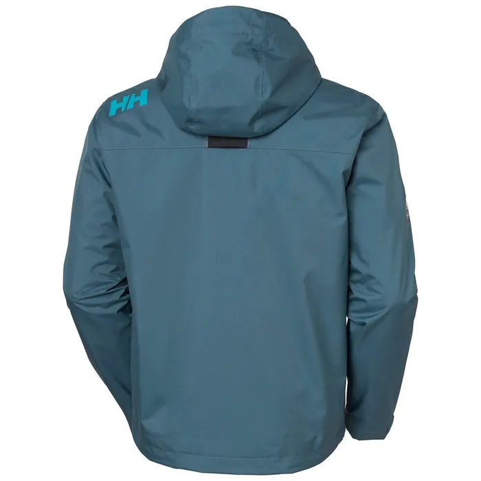 Casual Jackets Men Helly Hansen CREW HOODED MIDLAYER JACKET 635 Orion Blue