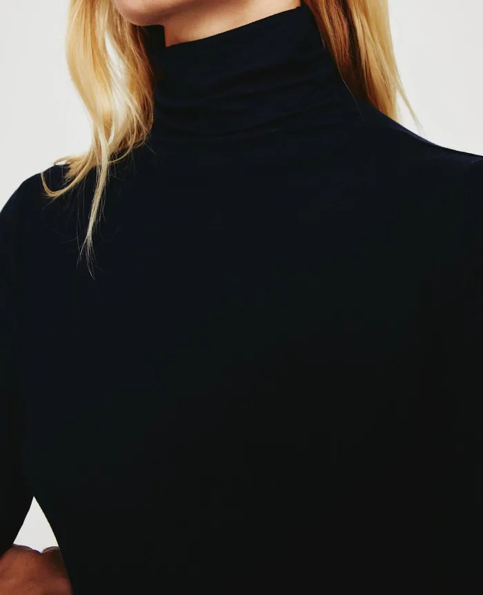 Chels Turtleneck Deep Trenches Women AG Jeans Tops and Shirts Chels Turtleneck Deep Trenches Women AG Jeans Tops and Shirts