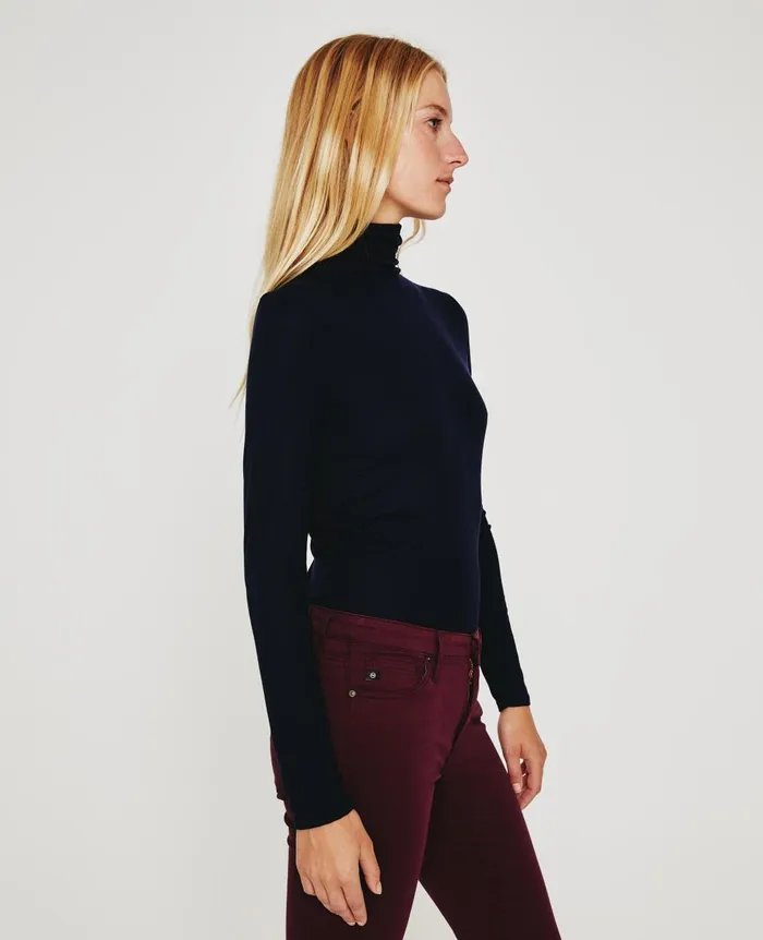 Chels Turtleneck Deep Trenches Women AG Jeans Tops and Shirts Chels Turtleneck Deep Trenches Women AG Jeans Tops and Shirts