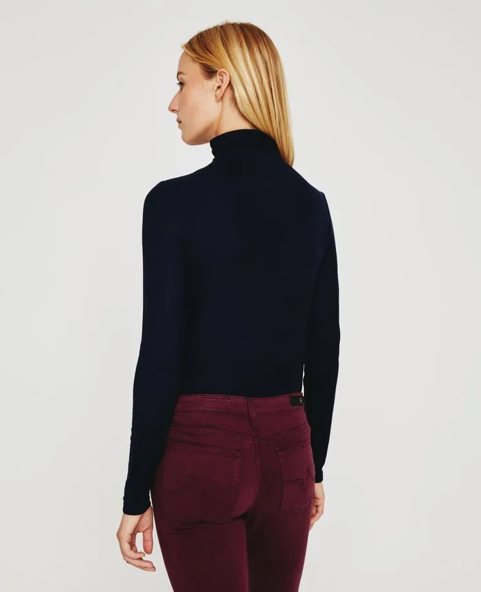 Chels Turtleneck Deep Trenches Women AG Jeans Tops and Shirts Chels Turtleneck Deep Trenches Women AG Jeans Tops and Shirts
