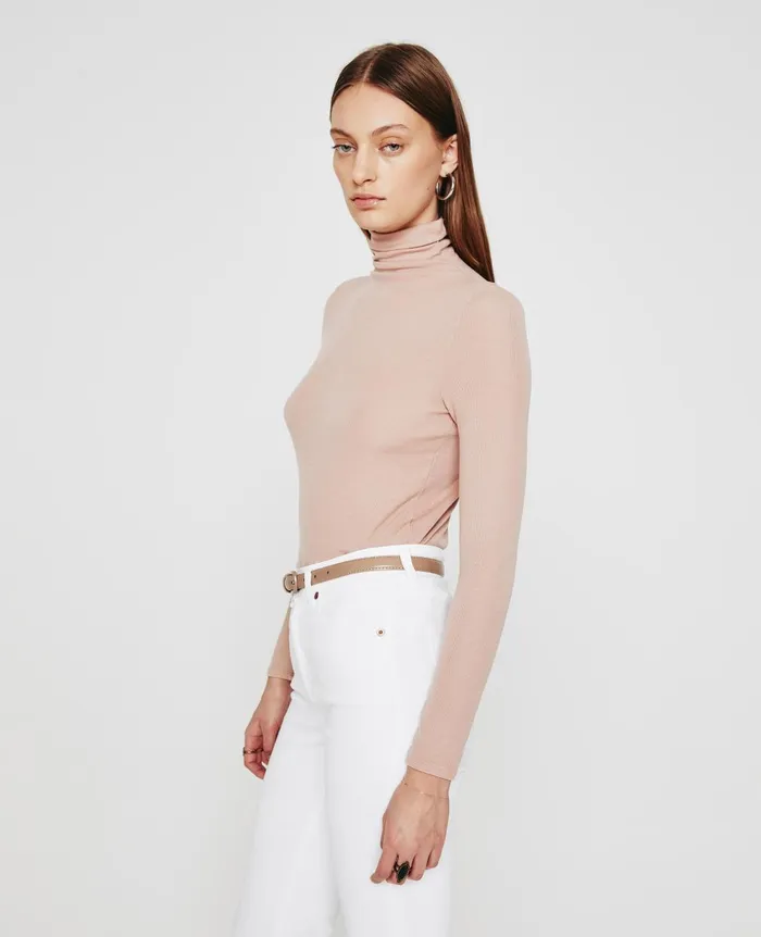 Chels Turtleneck Rose Cloud Women AG Jeans Tops and Shirts