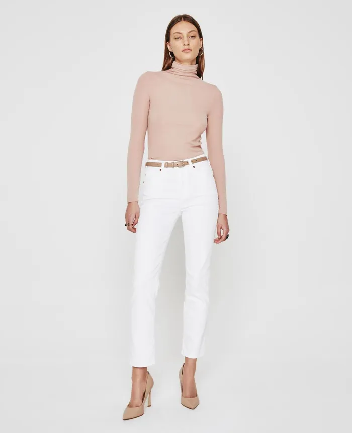 Chels Turtleneck Rose Cloud Women AG Jeans Tops and Shirts Chels Turtleneck Rose Cloud Women AG Jeans Tops and Shirts