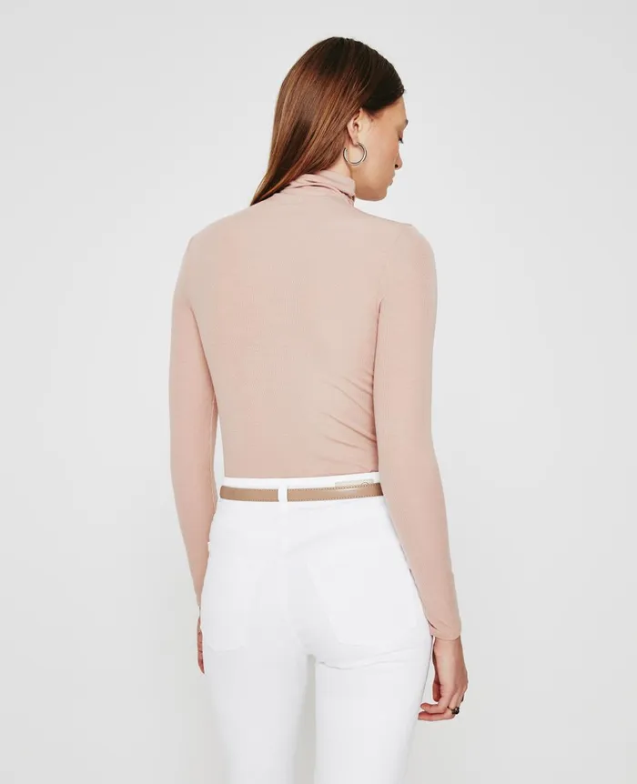 Chels Turtleneck Rose Cloud Women AG Jeans Tops and Shirts Chels Turtleneck Rose Cloud Women AG Jeans Tops and Shirts