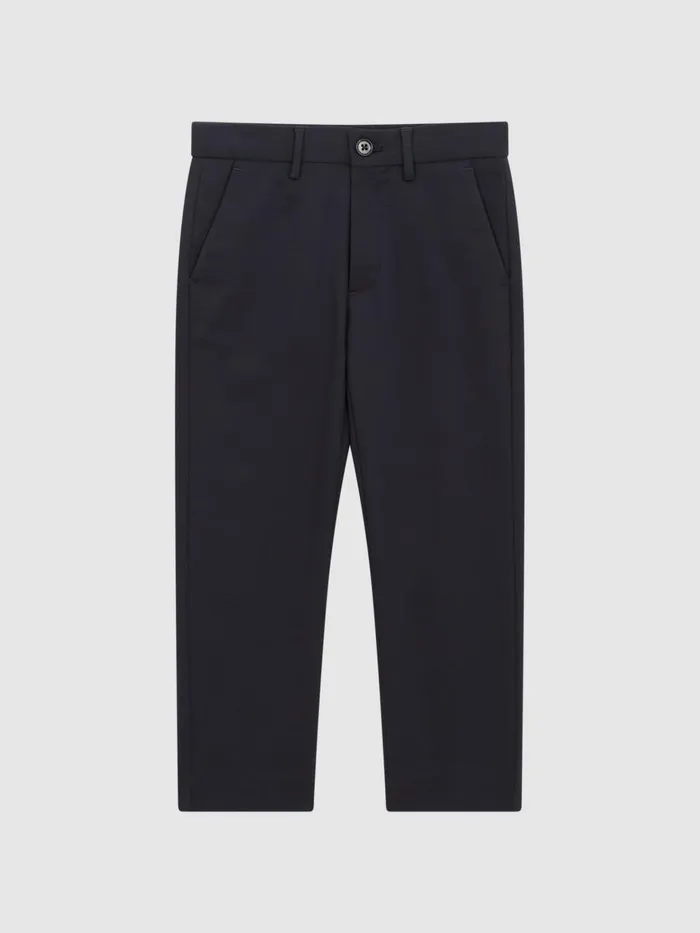 Children Reiss Pants Eastbury Slim Fit Chinos Navy