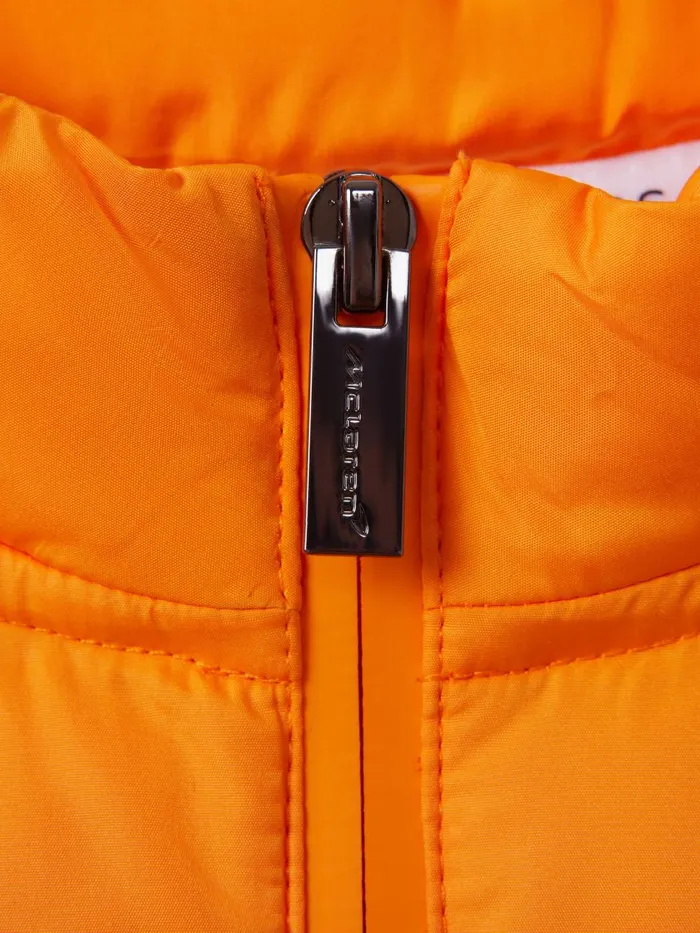 Children Reiss Reiss X Mclaren F1 Team F1 Hybrid Quilt And Knit Gilet Papaya