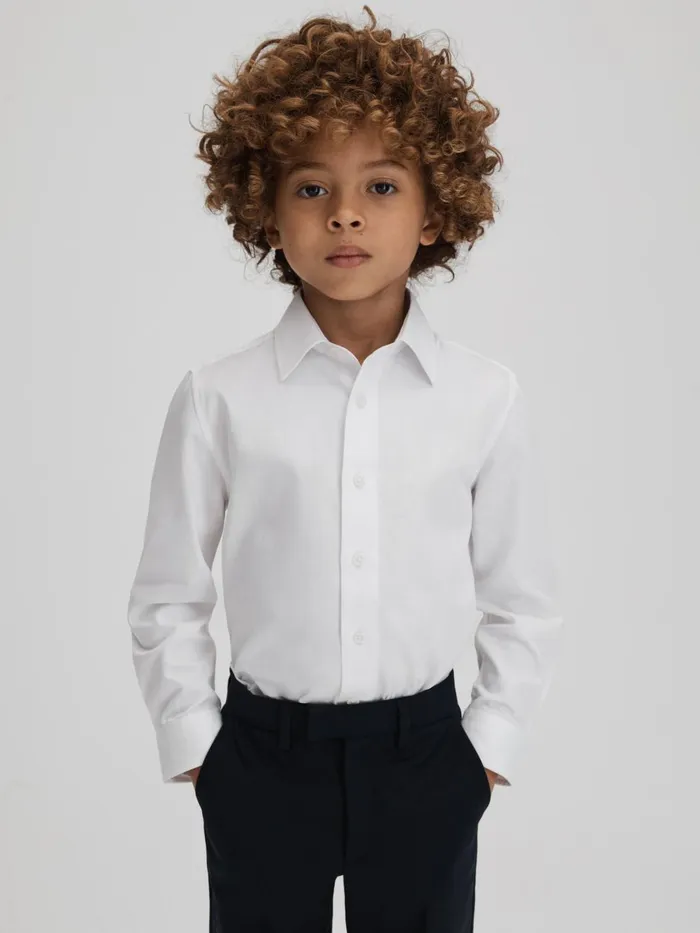 Children Reiss Shirts Remote White