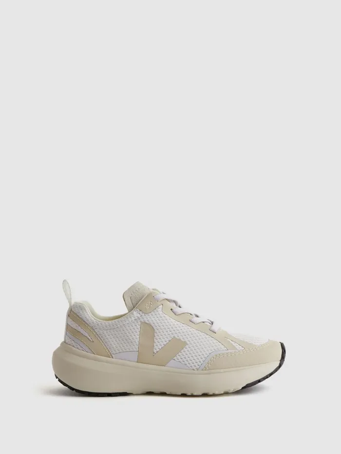 Children Reiss Veja Small Canary Light Veja Mesh Trainers White Pierre