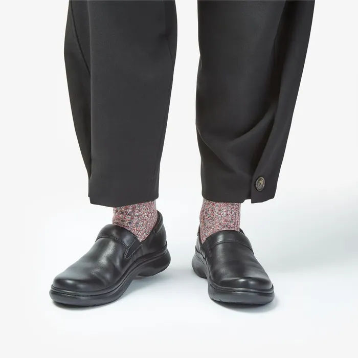 Clarks Pro Gem Black Leather Women Clarks Clogs and Mules