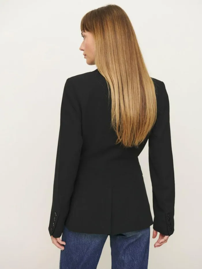 Clothing The Reformation Bondi Blazer Black