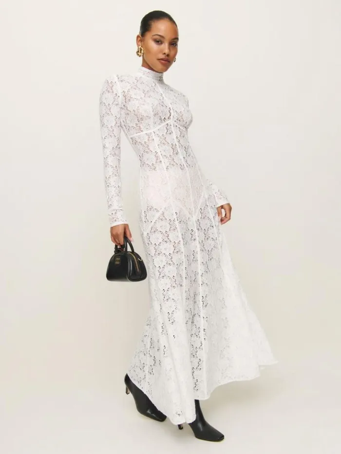 Clothing The Reformation Luana Dress White