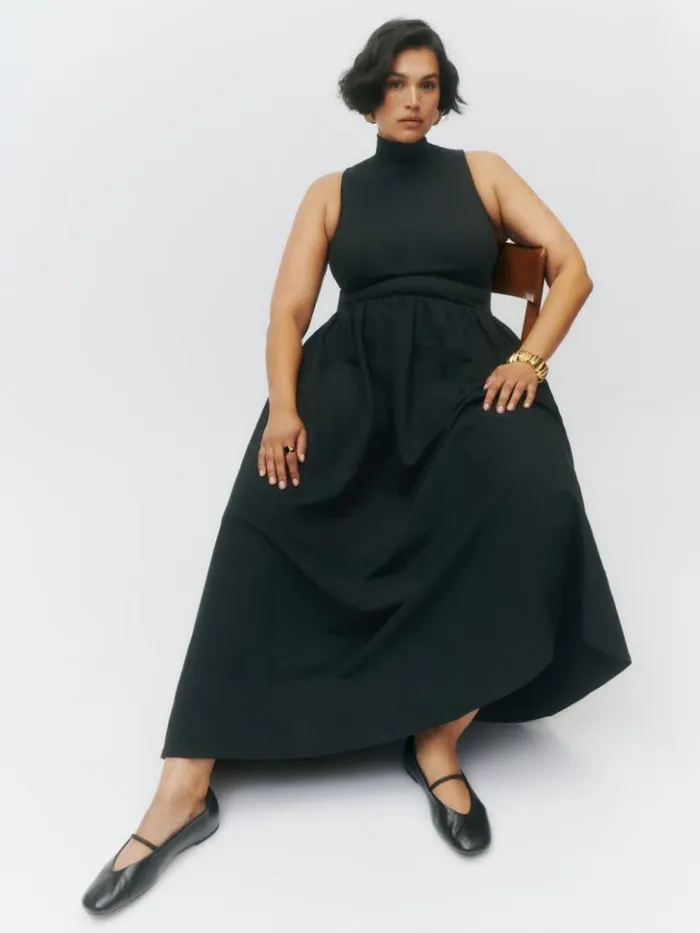 Clothing The Reformation Sai Dress Es Black