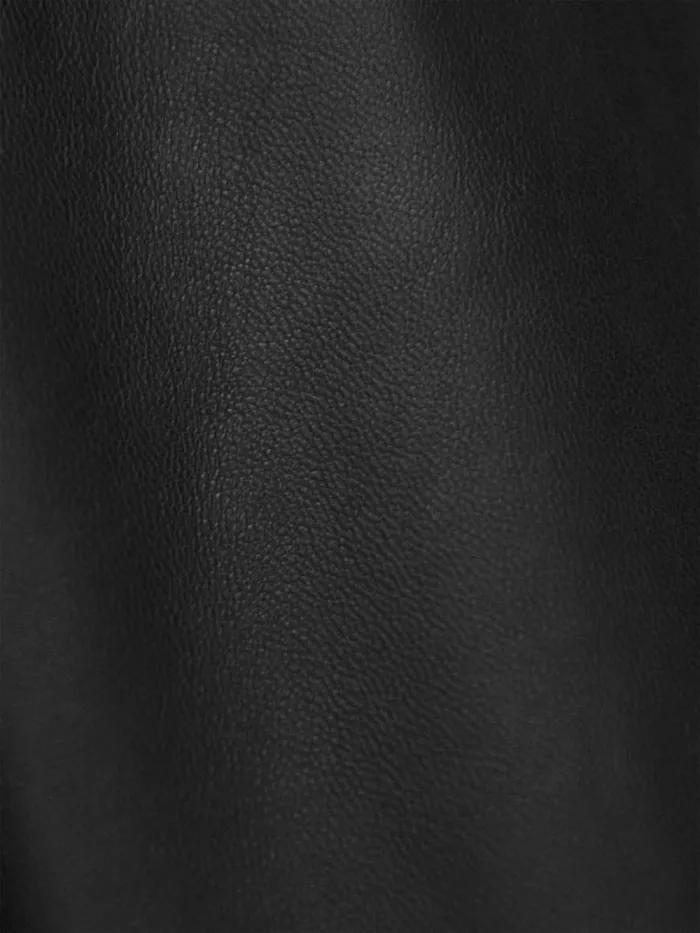 Clothing The Reformation Veda Dalia Relaxed Leather Blazer Black