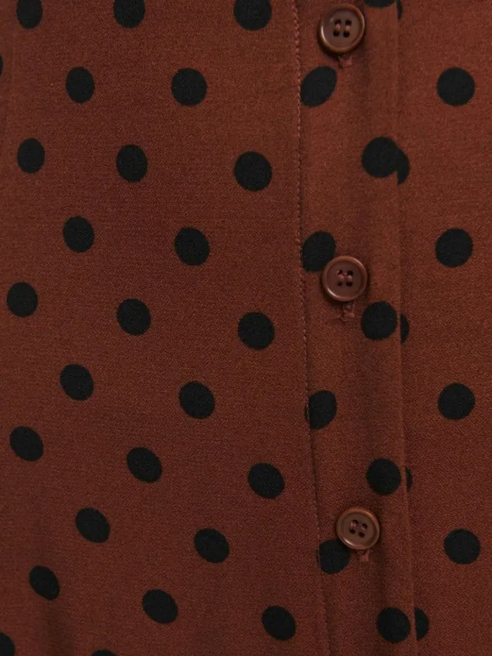 Clothing The Reformation Wilda Dress Fig Jam Dot