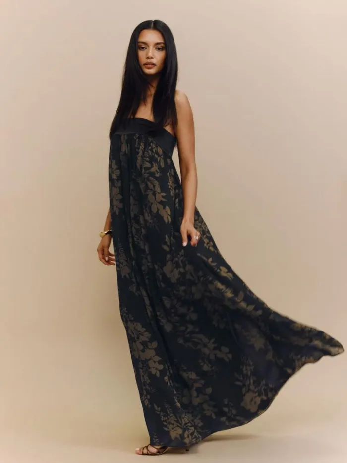 ClothingWeddings The Reformation Maribelle Dress Night Garden