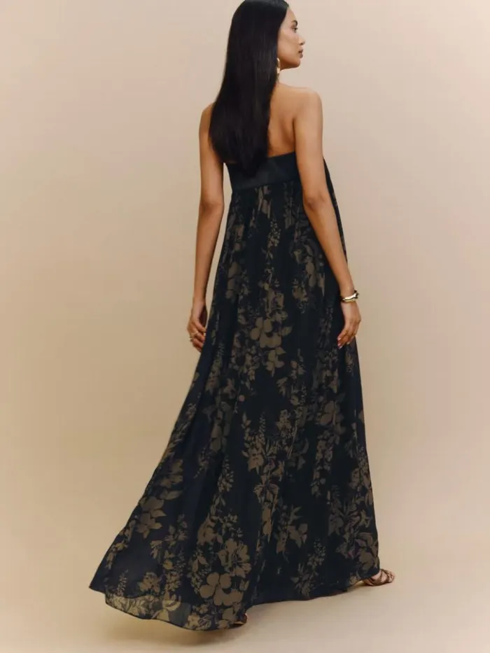 ClothingWeddings The Reformation Maribelle Dress Night Garden