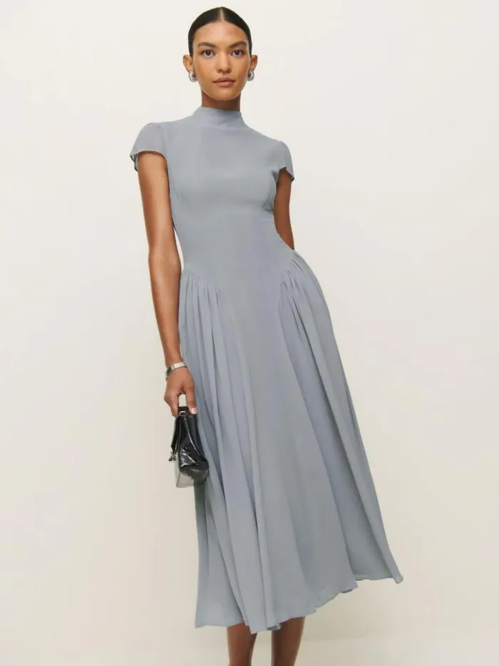 ClothingWeddings The Reformation Maven Dress Haze