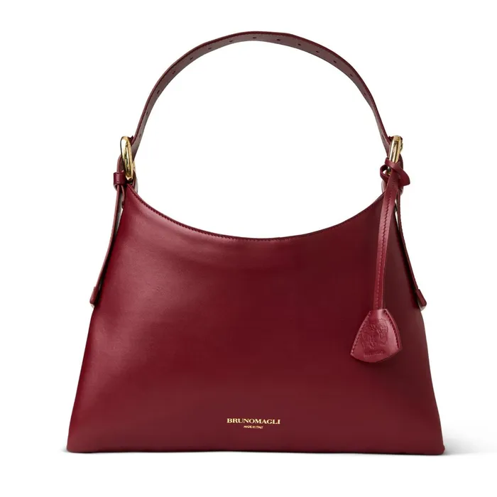 Cora Mini Wine Nappa Leather Women Bruno Magli Handbags