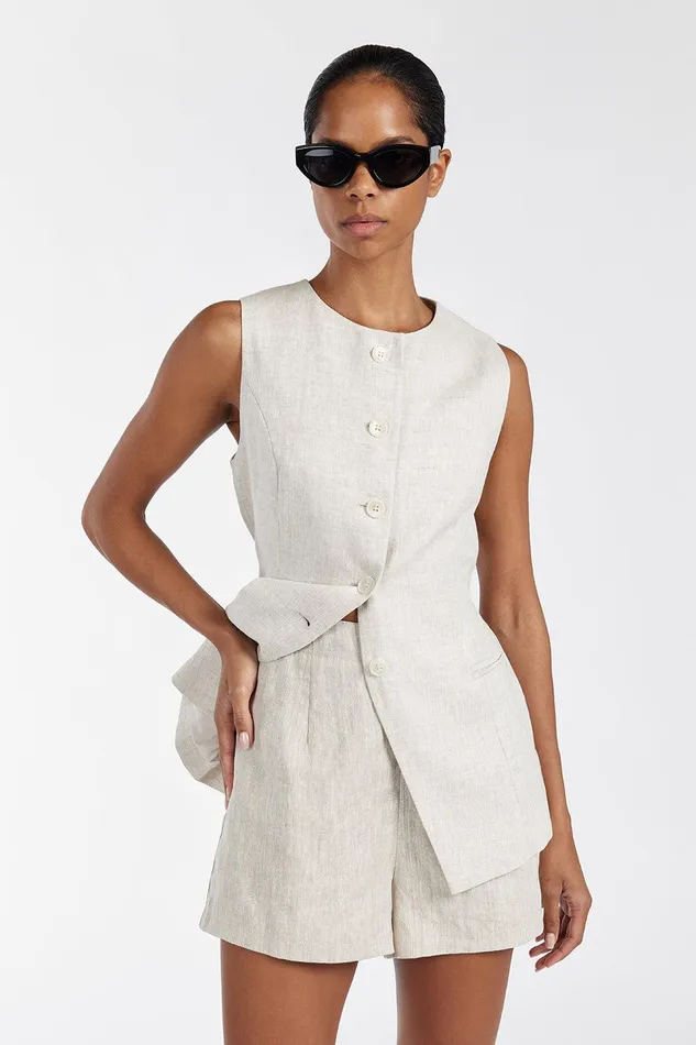 CORY NATURAL LINEN SHORT Women DISSH Shorts