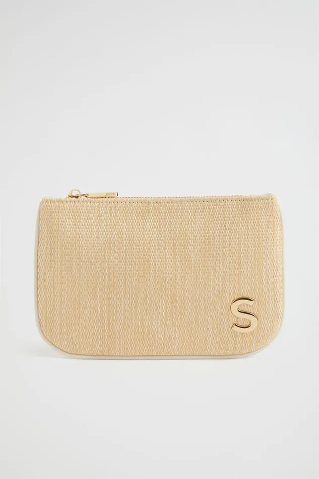 Cosmetic Bags Woman Seed Heritage Initial Pouch S