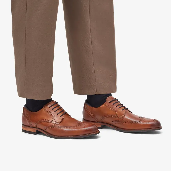 Craft Arlo Limit Tan Leather Men Clarks Dress Shoes