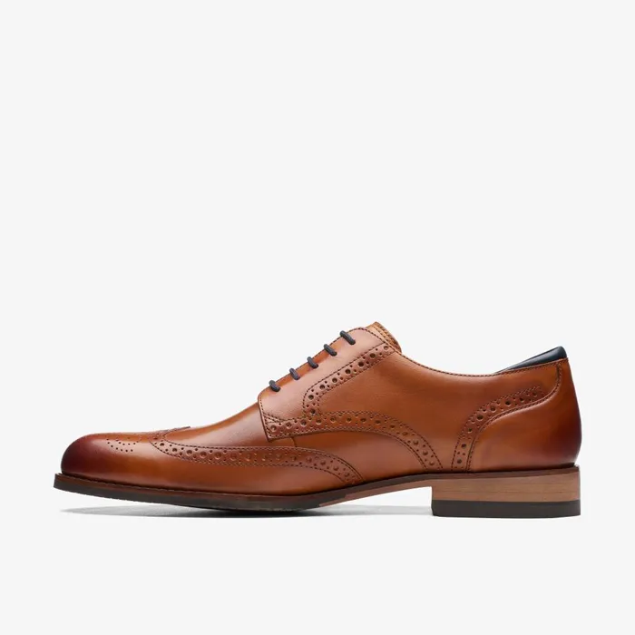 Craft Arlo Limit Tan Leather Men Clarks Dress Shoes