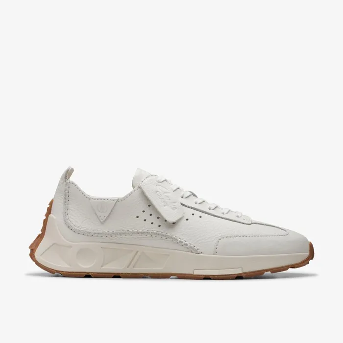 Craft Speed White Leather Men Clarks Sneakers