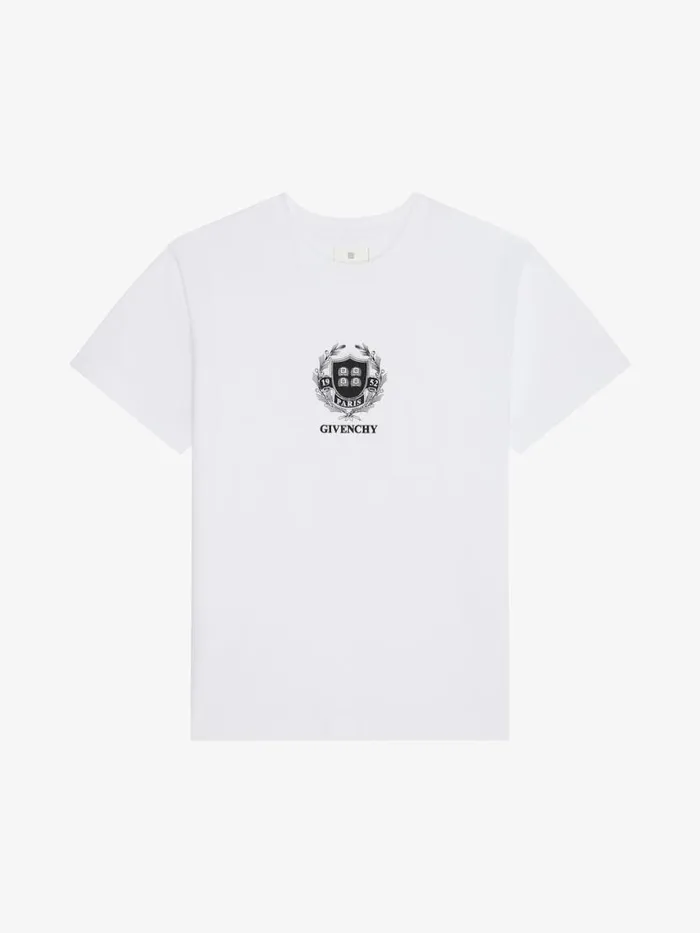 Crest TShirt In Cotton White Men Givenchy TShirts