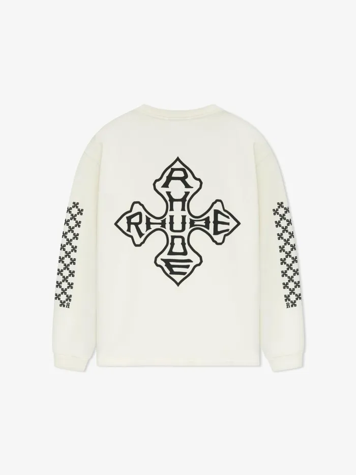 CROSS LS TEE Men Rhude Tees