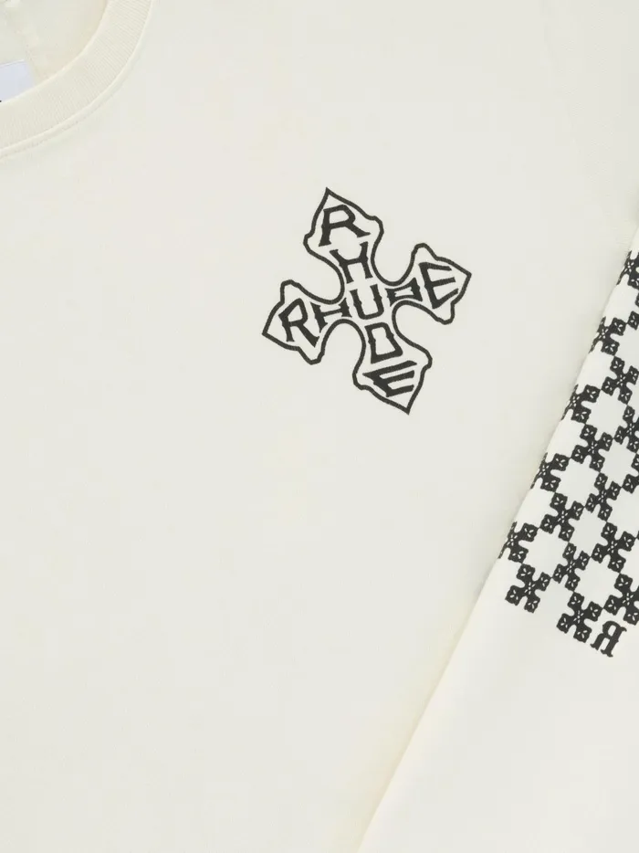 CROSS LS TEE Men Rhude Tees