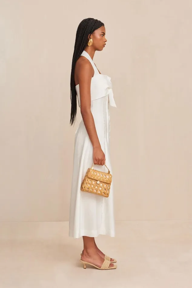Cult Gaia Brylie Dress Off White Women Dresses