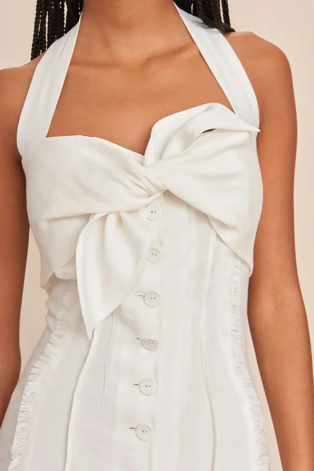Cult Gaia Brylie Dress Off White Women Dresses