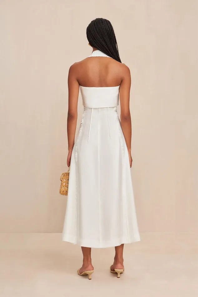 Cult Gaia Brylie Dress Off White Women Dresses