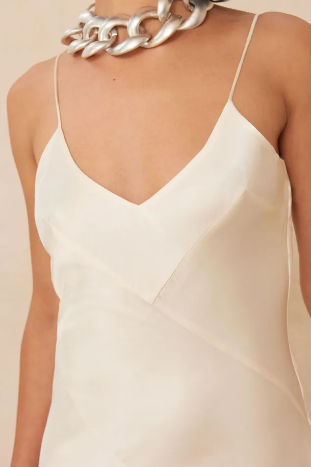 Cult Gaia Crissy Gown Off White Women Dresses Cult Gaia Crissy Gown Off White Women Dresses