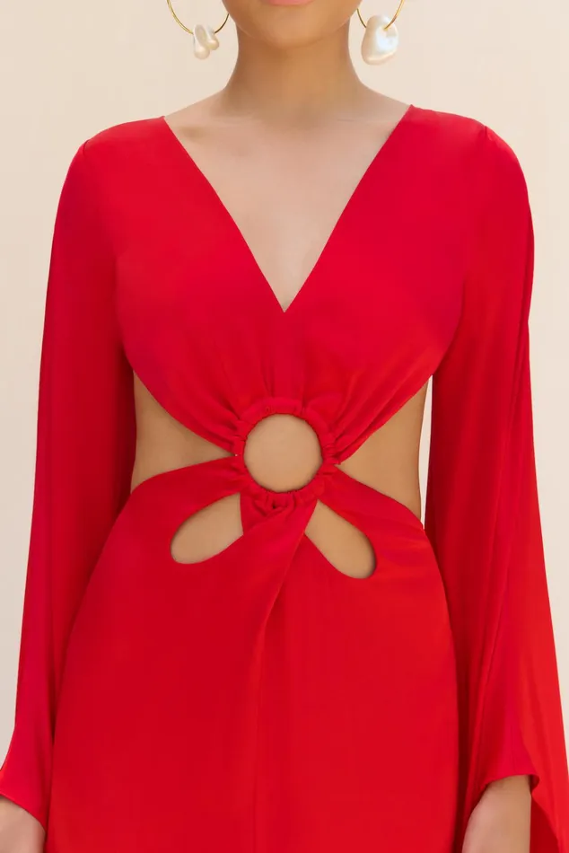 Cult Gaia Jasmin Gown Ghermez Women Dresses