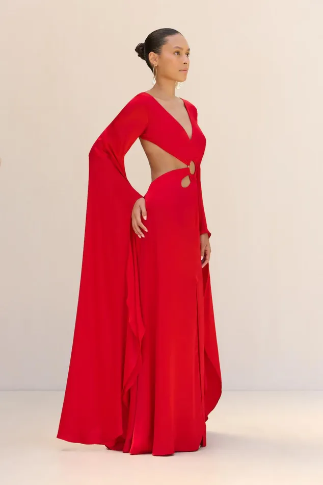 Cult Gaia Jasmin Gown Ghermez Women Dresses