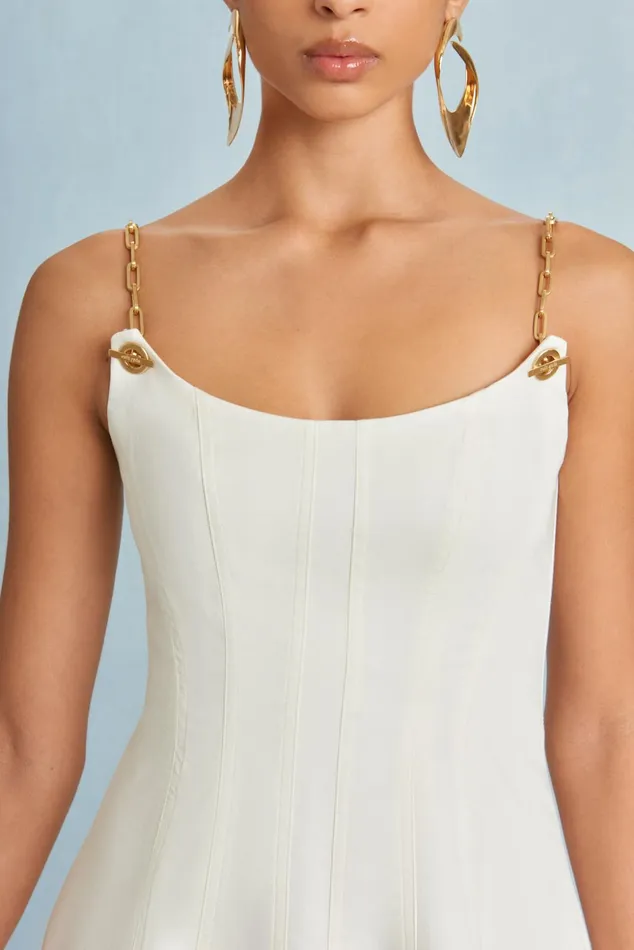 Cult Gaia Kendra Dress Off White Women Dresses