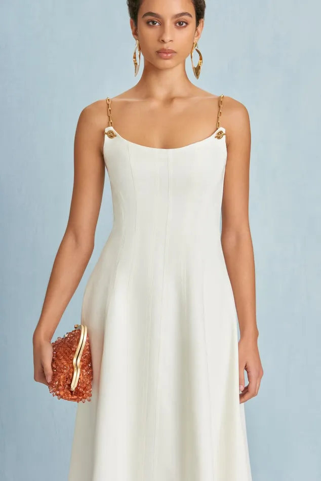 Cult Gaia Kendra Dress Off White Women Dresses