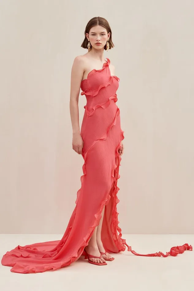 Cult Gaia Micola Gown Sunkiss Women Dresses Cult Gaia Micola Gown Sunkiss Women Dresses